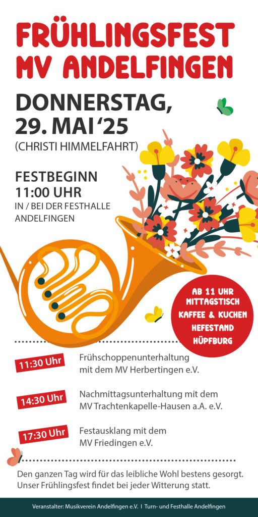 Frühlingsfest in Andelfingen,
Christi Himmelfahrt 2025